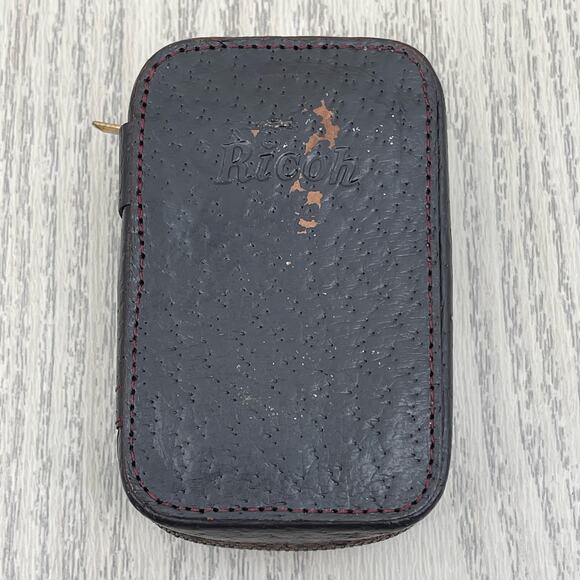 Vintage Ricoh Riken Camera Flash Unit BC-605 Bulb Cord Zippered Storage Case Box - Picture 7 of 16